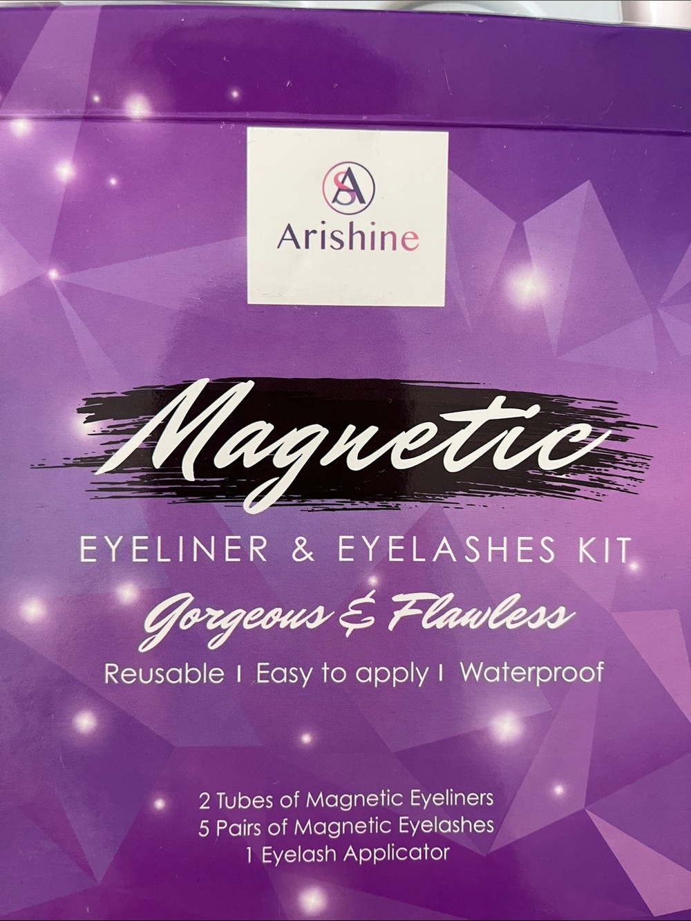 Magnetic Eyeliner & Eyelashes Kit - Purple